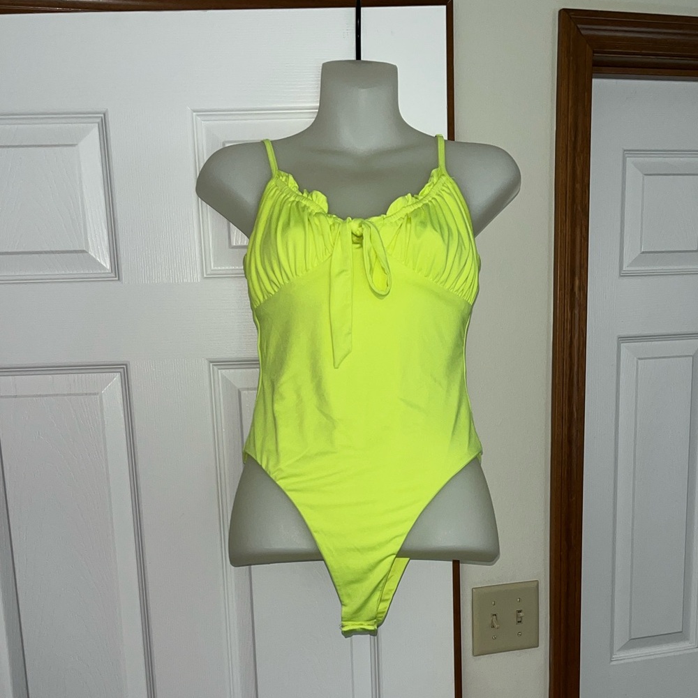 Tic Toc Neon Yellow Bodysuit